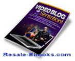 Thumbnail *NEW!* Video Blog Sensation PLR Ebook w Private Label Rights