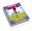 Thumbnail *NEW!* How To Cash In With Your Own Private Label Content -Master Resale Rights Thumbnail *NEW!* How To Cash In With Your Own Private Label Content -Master Resale Rights