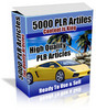 Thumbnail  *NEW!* 5000 PLR Articles - Private Label Rights