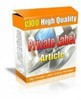 Thumbnail  *NEW!*  6300 PLR Articles - Private Label Rights