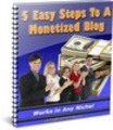 Thumbnail  *NEW!* 5 Easy Steps To A Monetized Blog - MRR