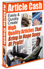 Thumbnail *NEW!* Article Cash - Easily Create High Quality Article PLR Thumbnail *NEW!* Article Cash - Easily Create High Quality Article PLR