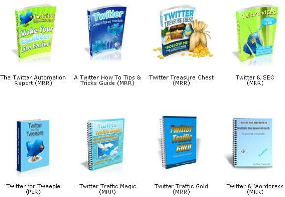 Product picture *NEW!*  8 Twitter Package with Private Label Rights