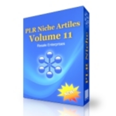 Product picture *NEW!* PLR Niche Articles Vol 11 with Private Label Rights 