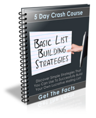 Product picture *NEW!* Basic List Building Strategies Private Label Rights
