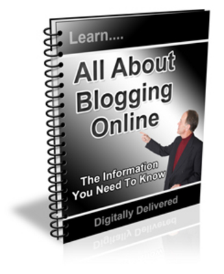 Product picture *NEW!* All About Blogging Online With Private Label Rights
