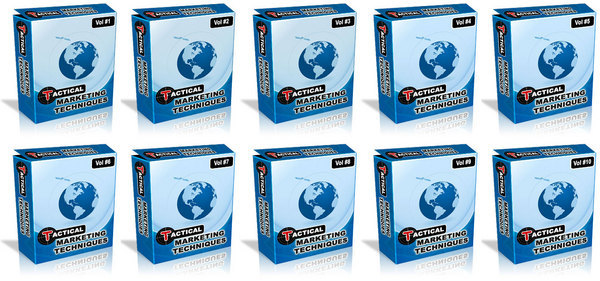 Product picture *NEW!* Tactical Marketing Techniques Volumes 1-10 - Plr!