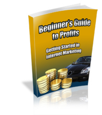 Product picture *NEW!* Beginner s Guide to Profits eBook + Resale Rights