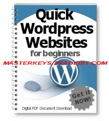 Product picture *NEW!* Quick Wordpress Websites for Beginners PLR