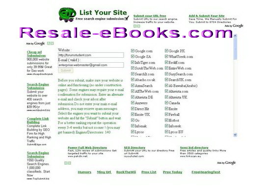 Product picture *NEW!* PHP Scripts - Search Engine Submission