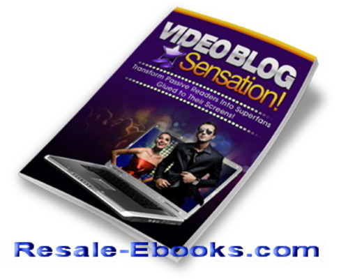 Product picture *NEW!* Video Blog Sensation PLR Ebook w Private Label Rights