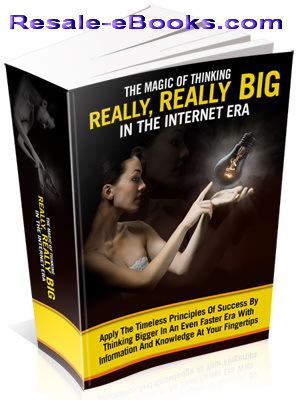 Product picture *NEW!* The Magic Of Thinking Really Big In The Internet MRR