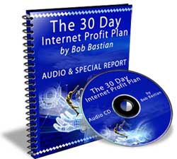 Product picture *NEW!*   The 30 Day Internet Profit Plan  - RESALE RIGHTS by Bob Bastian