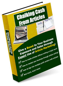 Thumbnail *NEW!* Chalking Cash From Articles | Boost Your Business with Expert Use of Articles! - Master Resale Rights Thumbnail *NEW!* Chalking Cash From Articles | Boost Your Business with Expert Use of Articles! - Master Resale Rights