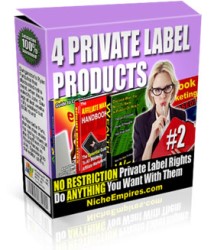 Product picture *NEW*  4 Private Label  Rights Products Special Offer 2