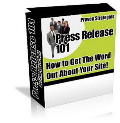 Product picture *NEW!* Press Release 101 with Master Resale Rights