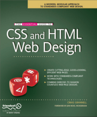 Product picture  *NEW!* The Essential Guide to CSS and HTML Web Design eBook