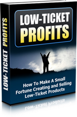Product picture  *NEW!* Low Ticket Profits -Master Resale Rights