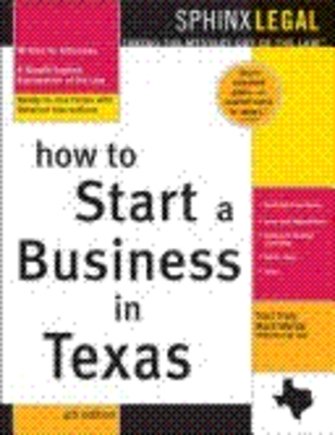Product picture  *NEW!*  How To Start a Business in Texas