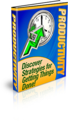 Product picture *NEW!* Productivity - Discover Strategies for Getting Things