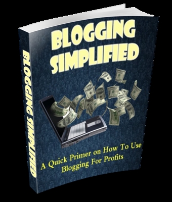 Product picture *NEW!* Blogging Simplified with PLR