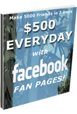 Product picture *NEW!* $500 EVERYDAY with Facebook Fan Pages!