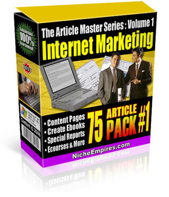 Product picture *NEW!* 75 Internet Marketing Articles 