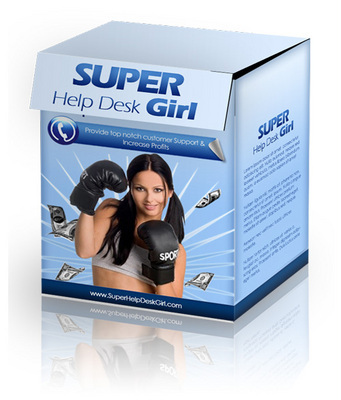 Product picture *NEW!* Super Help Desk Girl Script With Private Label Rights