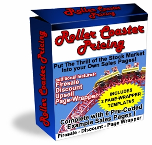 Thumbnail  *NEW!*	   Roller Coaster Pricing Script  - Master Resale Rights | Put The Thrill of the Stock Market Into your Own Sales Pages!