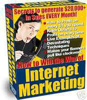 Product picture *NEW!* How to Win the War of Internet Marketing - RESALE RIGHTS