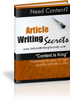 Product picture *NEW!* Article Writing Secrets - Resale Rights | The Easy, Proven And Simple Way To Pump Out High Quality Articles