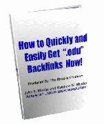 Product picture *NEW!* How To Get .EDU Backlinks Generation | How I Easily Create One Way .Edu Backlinks In Minutes - Master Resale Rights