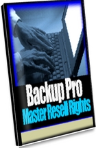 Product picture *NEW!* Backup Pro Software Master Resell Rights