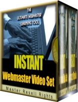 Product picture *NEW*  Instant WebMaster Video Set! | MASTER THE WEB IN MINUTES