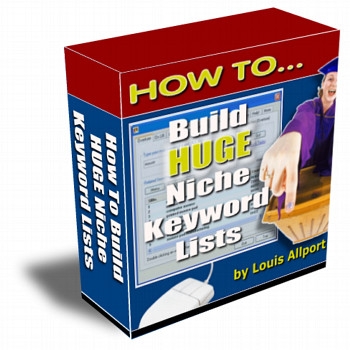Product picture *NEW!* How To Build HUGE Niche Keyword Lists - Resale Rights