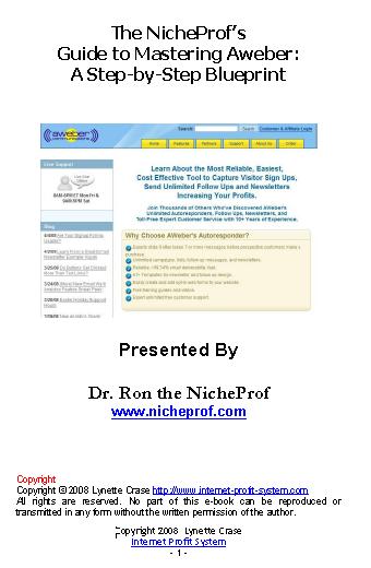 Thumbnail *NEW!* The NicheProf s Guide to Mastering Aweber: A Step-by-Step Blueprint - Master Resale Rights Thumbnail *NEW!* The NicheProf s Guide to Mastering Aweber: A Step-by-Step Blueprint - Master Resale Rights