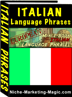 Product picture *NEW*  Italian Phrases eBook | Learn Italian Language - Master Resale Rights