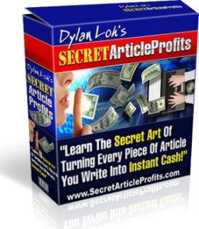 Product picture *NEW!* Secret Article Profits |  Get Rich  Writing Articles Online