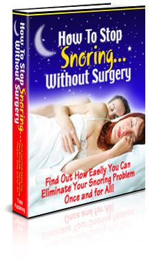 Product picture *NEW* How to Stop Snoring WITHOUT Surgery!  Step By Step System Teaches You How To Stop Snoring Naturally