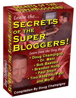 Product picture *NEW!*	 Blogs - Secrets of the Super Bloggers! - MASTER RESALE RIGHTS | The Largest Collection of E-books, Reports and Resources on Blogging Available Online