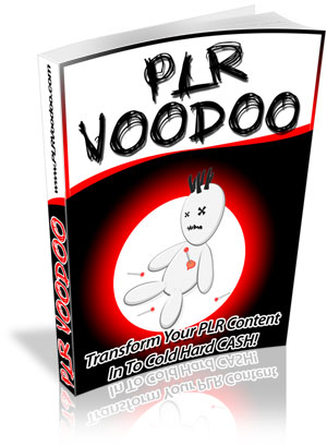 Product picture *NEW!* Simon Hodgkinson PLR Voodoo - MASTER RESALE RIGHTS | Transform Your PLR Content In To Cold Hard Cash !