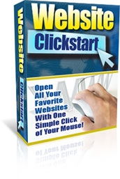 Product picture *NEW!* Website ClickStart | Open Multiple Websites - All Your Favorite Sites that You Visit Regularly - With One Magic Click!